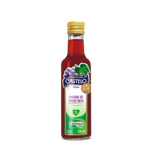 Vinagre de Vinho Tinto Orgânico Castelo Leve Vita 250ml