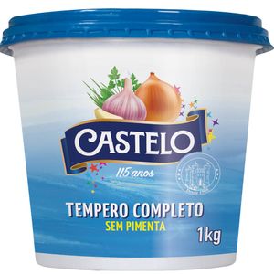 Tempero Completo Sem Pimenta Castelo 1kg