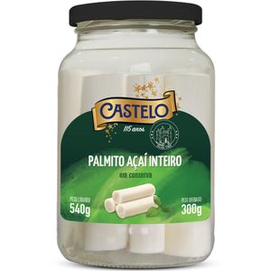 Palmito Açaí Inteiro Castelo 300g