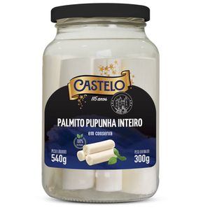 Palmito Pupunha Inteiro Castelo 300g