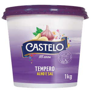 Tempero Alho e Sal Castelo 1kg