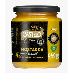 Mostarda Gourmet com Manga e Habanero Castelo 240g