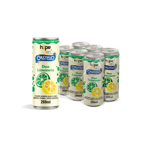 Bebida Prebiótica Duo Limoneto Hope Castelo 269ml Pack 6 unidades